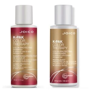 Joico K-PAK Color Therapy Color Protecting Shampoo & Conditioner Travel Set NWT